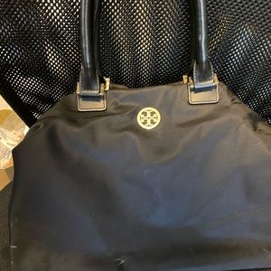 Tory Burch Well loved black tote bag!